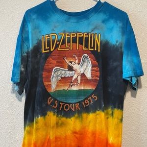 Led Zeppelin U.S. Tour 1975 Tie Die Tee